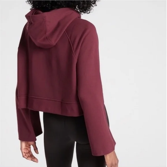 Athleta Oversized Crop Hoodie - Picture 3 of 7